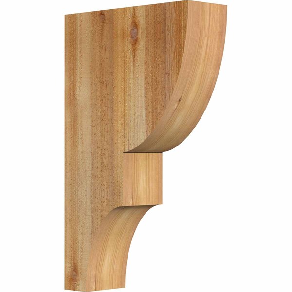 Ekena Millwork Ridgewood Rough Sawn Corbel, Western Red Cedar, 4"W x 12"D x 20"H COR04X12X20RID00RWR - main